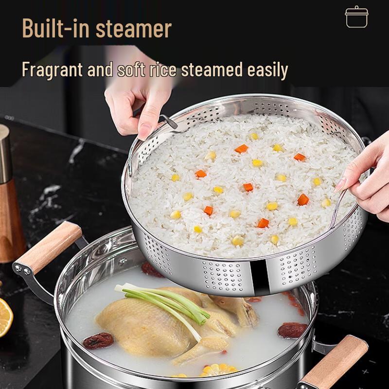 Sule Víceúčelový parní hrnec z nerezové oceli 316