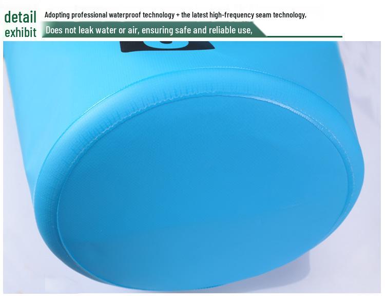 PVC Mesh Waterproof Bucket Backpack for Beach and Outdoor Use