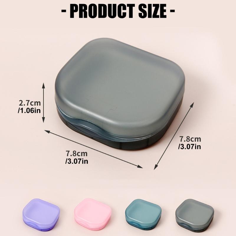 Breathable Teeth Alignment Storage Case Hygienic Plastic Box For Dentures Earphones Carry Solution