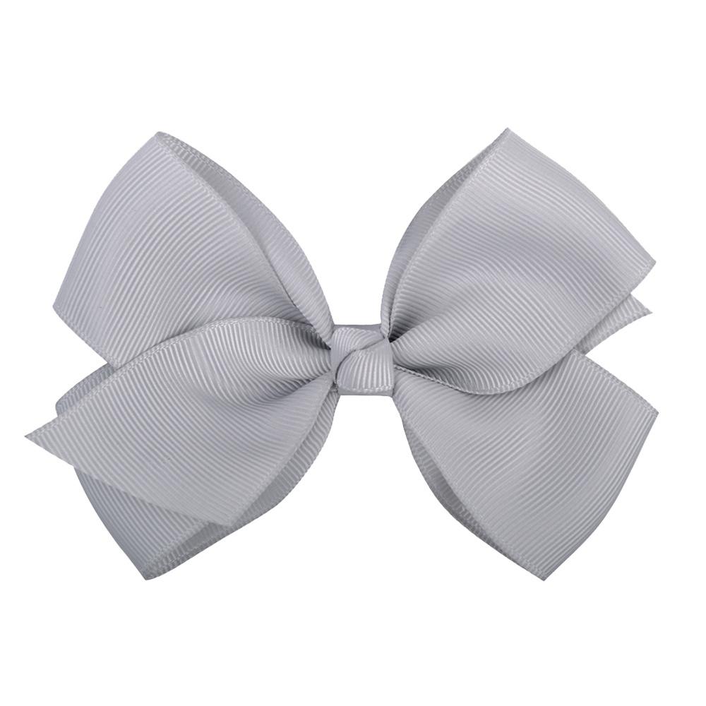 1pcs 4.5 Inches Sweet Candy Color Hair Bows With Clip Kids Girls Boutique Handmade Hair Clip Hairgrips Hair Accessories