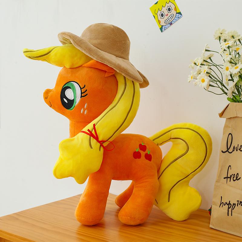 Classic Cute Pony Plush Doll: Children's Hugging Pillow & Bedtime Companion Birthday Gift.