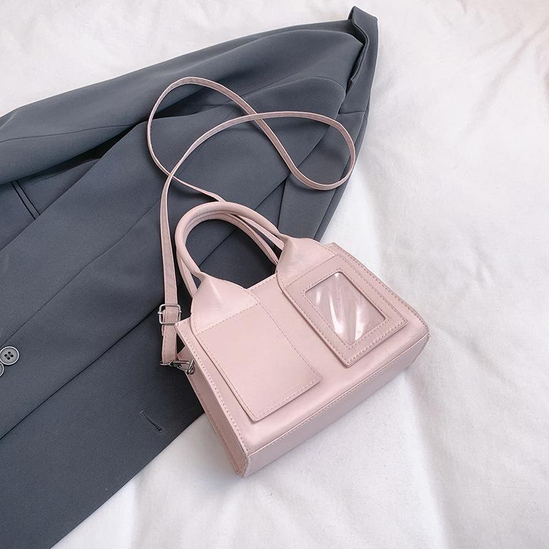 Premium foreign style bag women's 2025 new simple niche shoulder messenger bag fashionable portable small square bag