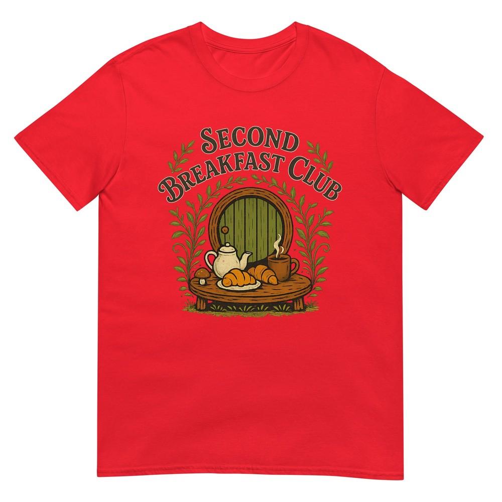 Second Breakfast Club Retro Cottagecore Brunch Bakery Lovers Tshirt S