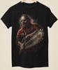 Evil Horror Chainsaw Massacre Halloween Printed Unisex Black TShirt (H0019)