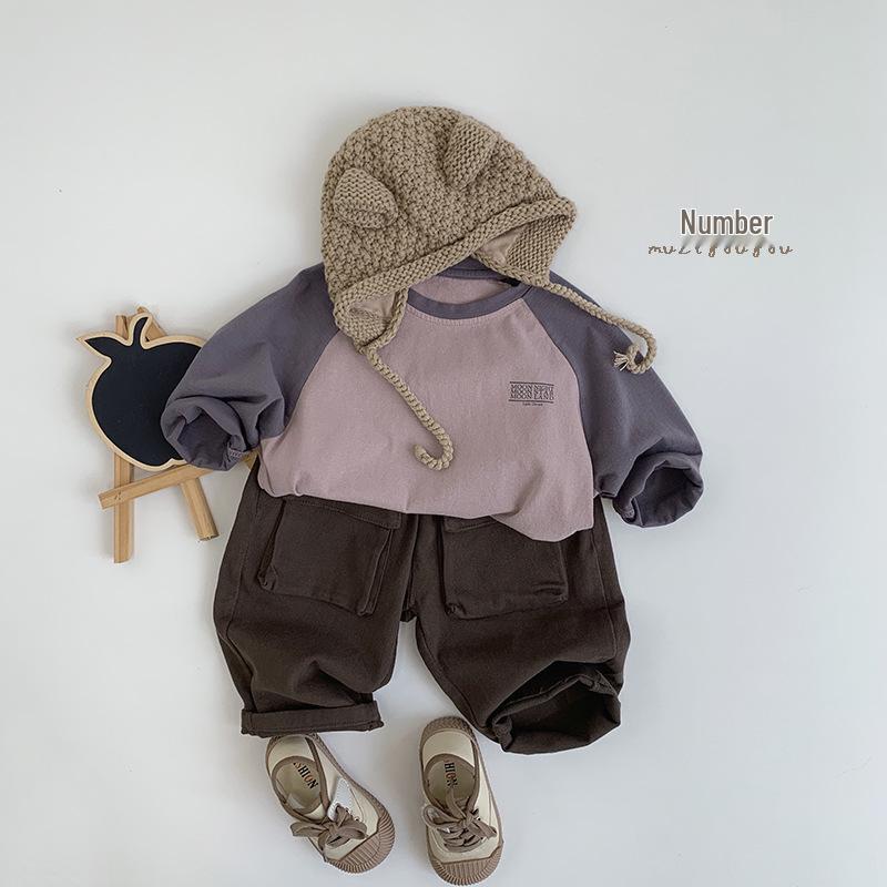 Children's Korean Style Casual T-Shirt - Autumn 2025 Collection for Boys & Girls