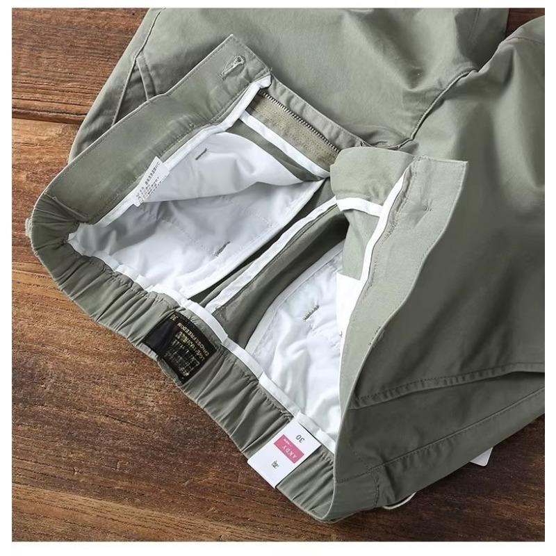 Pantaloncini Estivi Uomo Casual Slim Monocolore Pantaloncini Tecnici Estivi