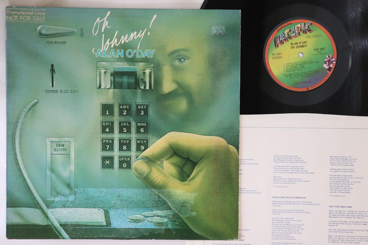 

LP Record ALAN O DAY - Oh Johnny! PC4301 Pacific Records 1979 US Jazz Used