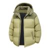 2025 Men's Hooded Corduroy Cotton Jacket with Color Blocking