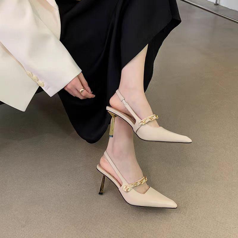 Fashion 2025 Low Heel Shoe Roman Style Navy Blue Pumps Pointed Wedge Sandals Ladies Lace-Up Latest Low-Heeled Bow Straps Orange Fine