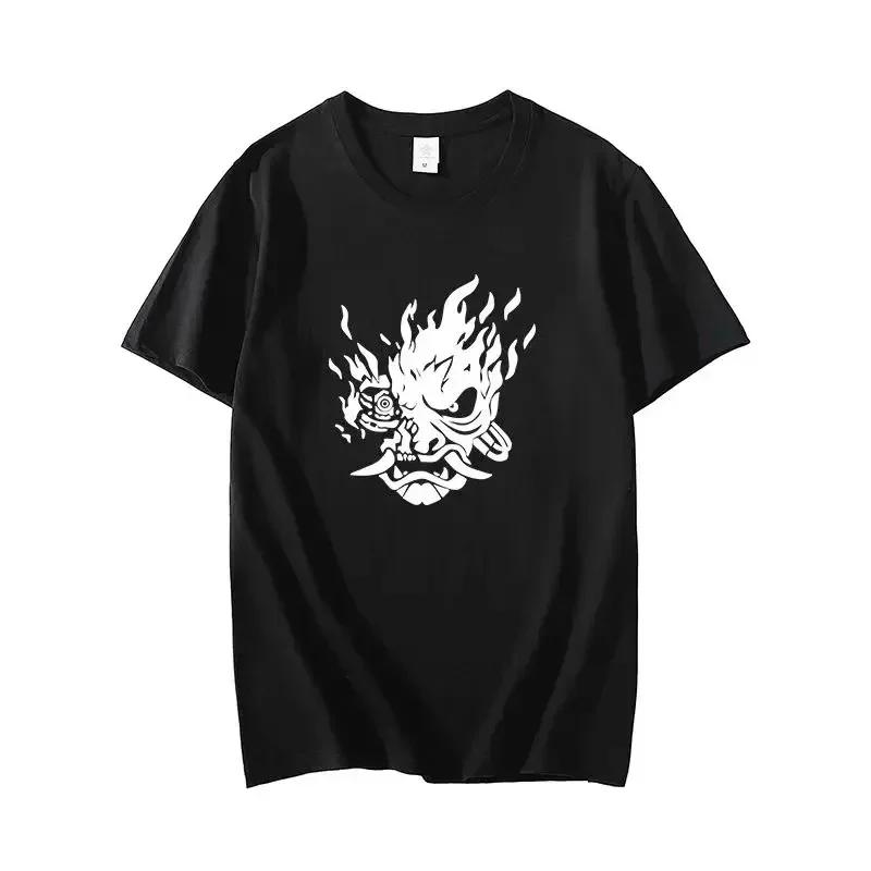Summer Cotton Game Printed T Shirt Fashion Oversized Men T-Shirt Casual Women Short Sleeve Tops Unisex Streetwear Y2k Clothes