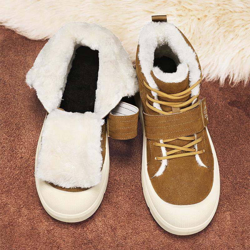 Winter Boots for Men Warm Fur Men's Sneakers Soft and Comfortable Sports and Leisure Wear-resistant Non-Slip New Ankle Boots