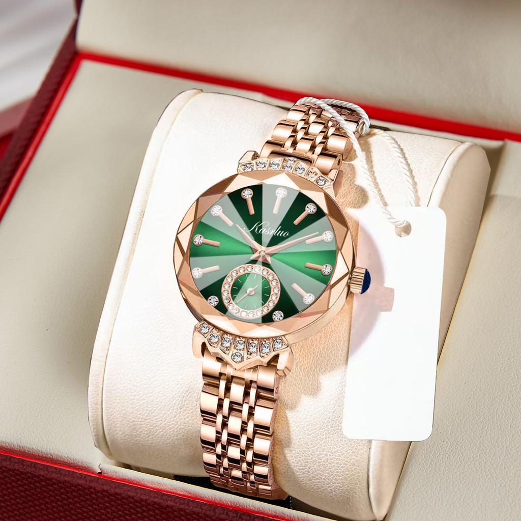 Ladies Watch Valentine'S Day Gift For Girlfriend High-Value Fashionable Versatile Waterproof Diamond-Encrusted Quartz Watch