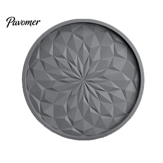 Silicone Coasters for Drinks Coaster Set with Holder, Non Slip Diamond Pattern Drink Anti Pads Cups Glasses, Heat Resistant Table Mat Home Bar Dining