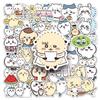 Chiikawa Cute Cartoon Graffiti Stickers - 50 Sheets for Decor, Guitar, Phone Cases, and Mochi