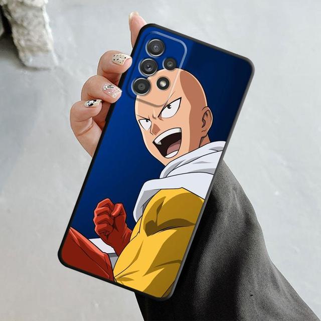 Husa de telefon One Punch Man Saitama pentru Samsung Galaxy A14 A73 A53 A71 A51 A31 A33 A22 A12 A21s A13 A32 A52s A72 A52 A23