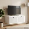 Wall Mounted TV Cabinet White 78.5 x 41 x 30 cm Particleboard
