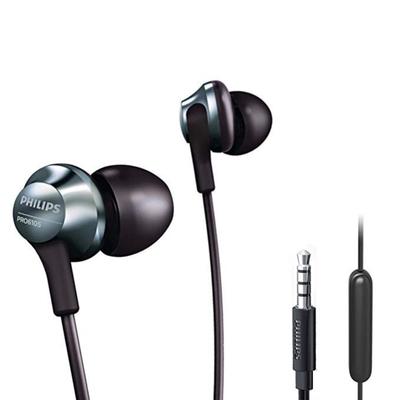 Philips Pro Wired Earphones Headphones Headphones with Mic Powerful Bass Lightweight Jack for Phones and Laptops Comfortable Fit & In-Ear In-Ear 3.5mm