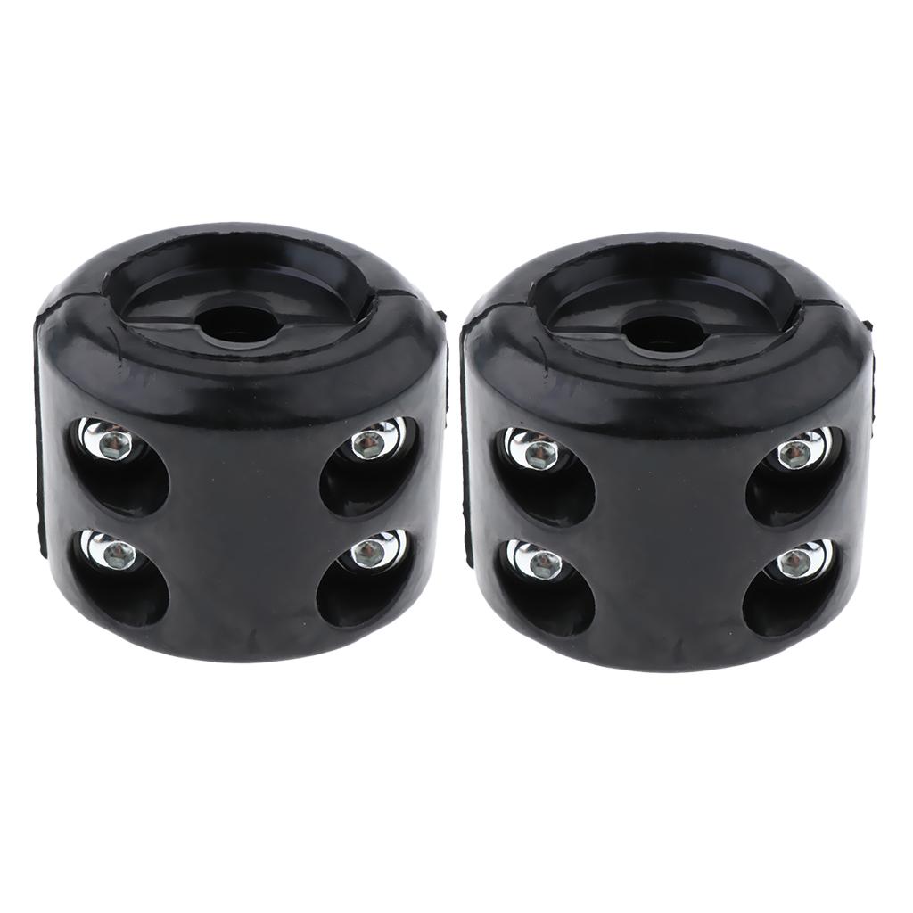 Wciągarka ATV UTV Gumowa Linka Kabel Podnośnik Stoper Gumowa Podkładka Stoper Haka Kablowego Trwała i Amortyzująca Gumowa Praktyczna Czarna