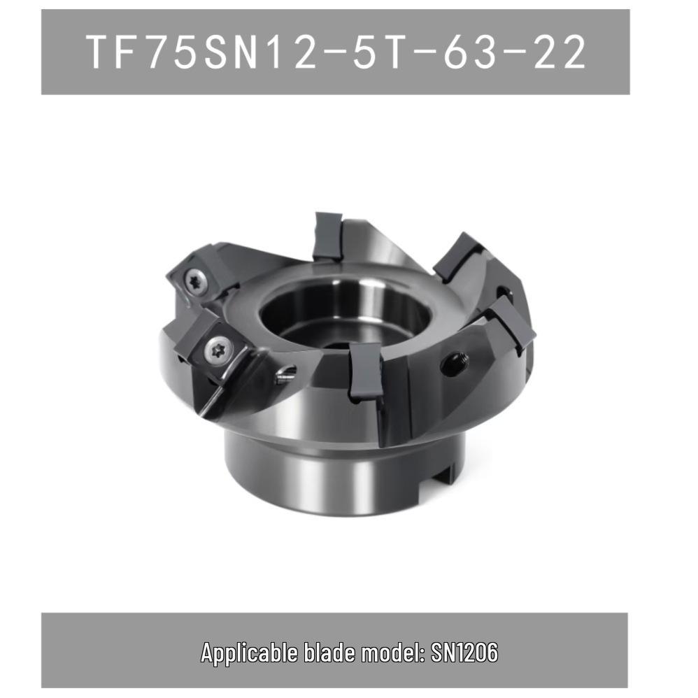 Face Mill Cutter Head: SNMU1206XTN, SNMX1205 AN, SNEU1206ZNEN (45°, 75°, 88°)