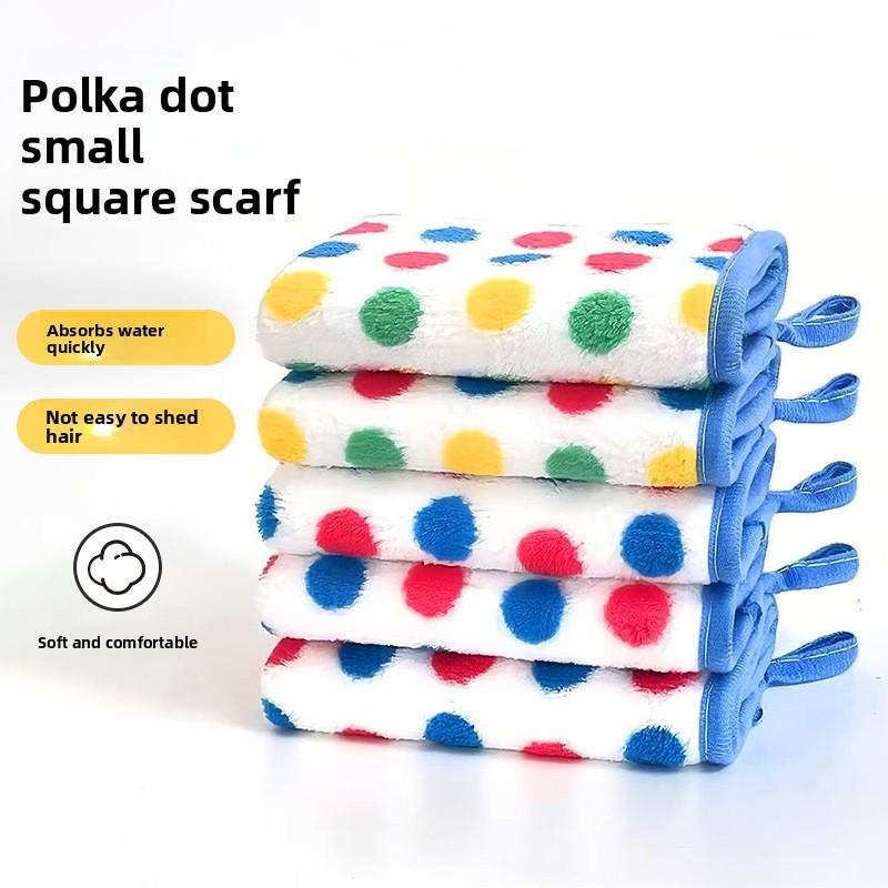 Kitchen Thickened Absorbent Lock Edge Striped Household Non Stick Oil Scouring Pad