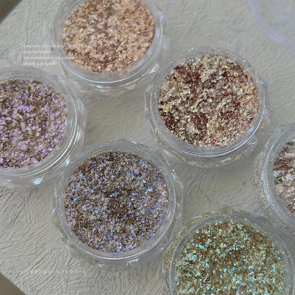 Dreamy Star Diamond Nail Art Glitter Sequins - Dazzling DIY Fine Shimmering Brocade Ornaments