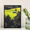 Nordic Forest Cabin Wall Art: Bedroom, Dorm, Restaurant, and TV Cabinet Décor.