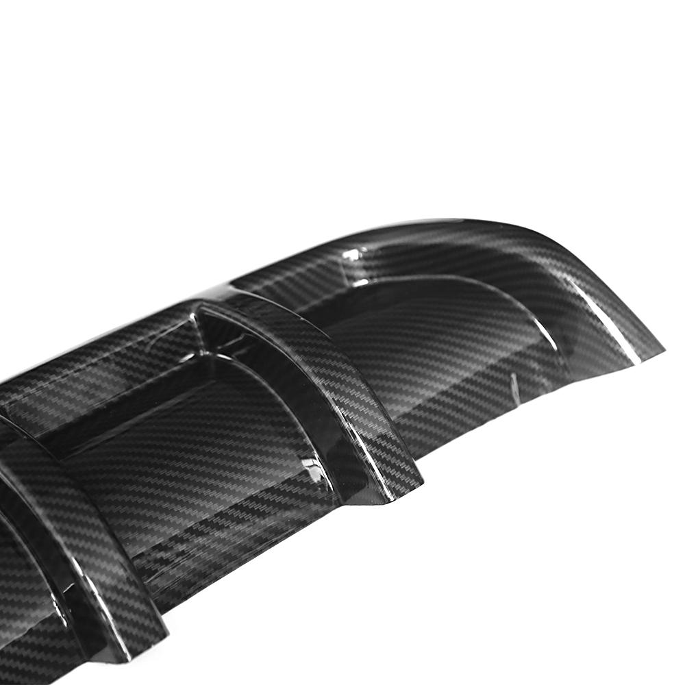 Universal 67CM Car Rear Bumper Lip Diffuser 6 Fin Shark Fin Style Car Back Bumper Spoiler Lip