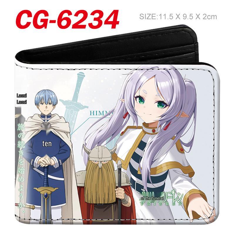 Frieren: Beyond Journey's End 3D Anime Coin Purse - Stereoscopic Embossed Cartoon Design