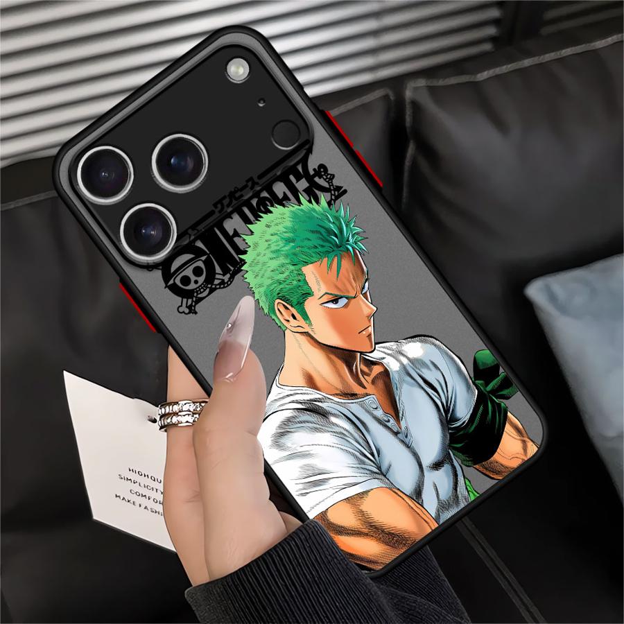 Case for iPhone 17 Pro Max 11 14 Air 13 Mini 7 8 SE 16 Plus XS XR 15 12 Funda Back Phone Cover Cool One Piece Luffy Zoro