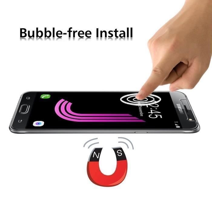 Skärmskyddsfilm - Phonillico® - Samsung Galaxy J7 2016 J710 - 2-pack - Ultratålig - Vit