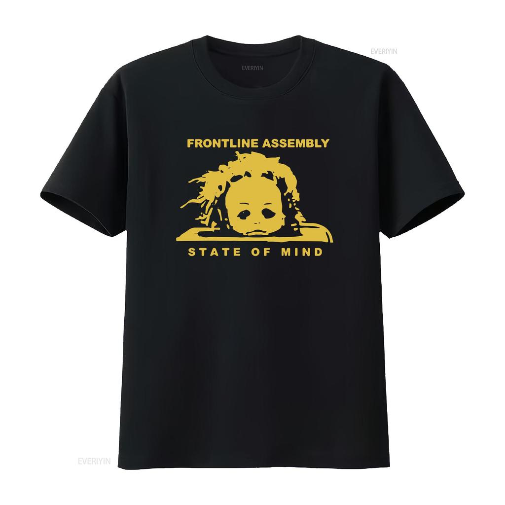 New Front Line Assembly State Of Maind Classic Unisex Unisex T Shirt Size S 5xl Vintage Fashion Stylish Streetwear