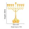 M-Modern-Elegant Table Candle Holder High-End Decorative Piece For Candlelight Dinner Gold