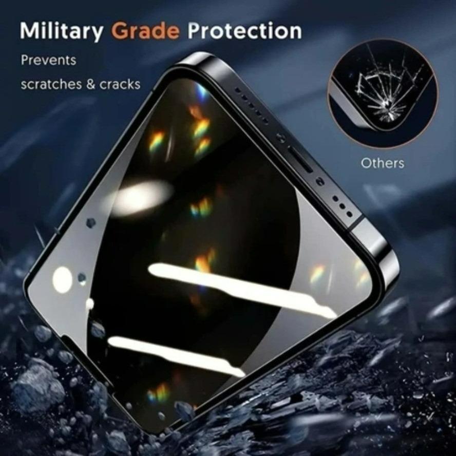 5PCS Anti-Spy Privacy Tempered Glass Film For IPhone 17 16 15 14 13 12 11 XR X XS Pro Max Plus AIR