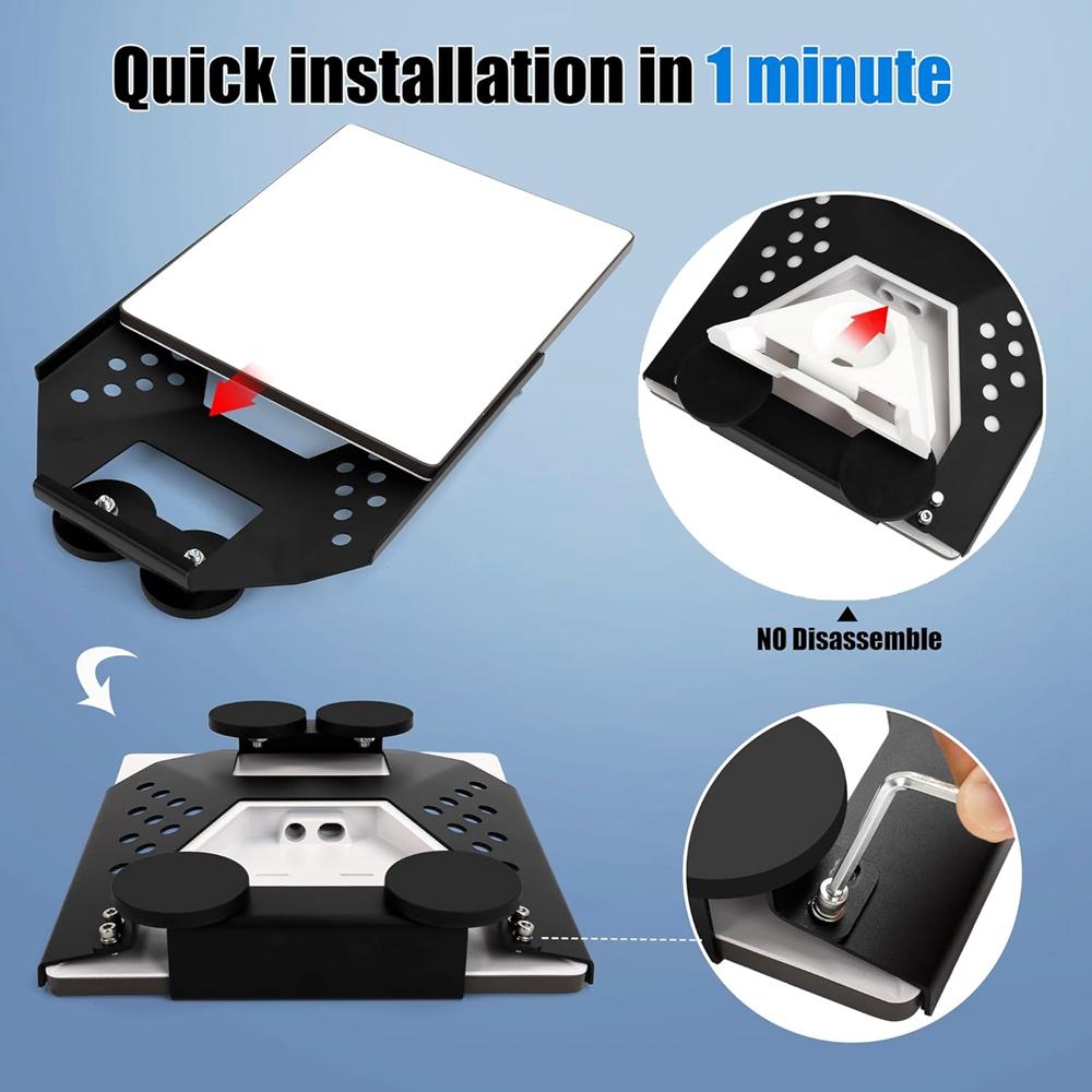 For Starlink Mini Mount Magnetic Car Roof Mount for Starlink Mini Mounting Kit Accessories for Car/RV/Roof Rack/Vehicle