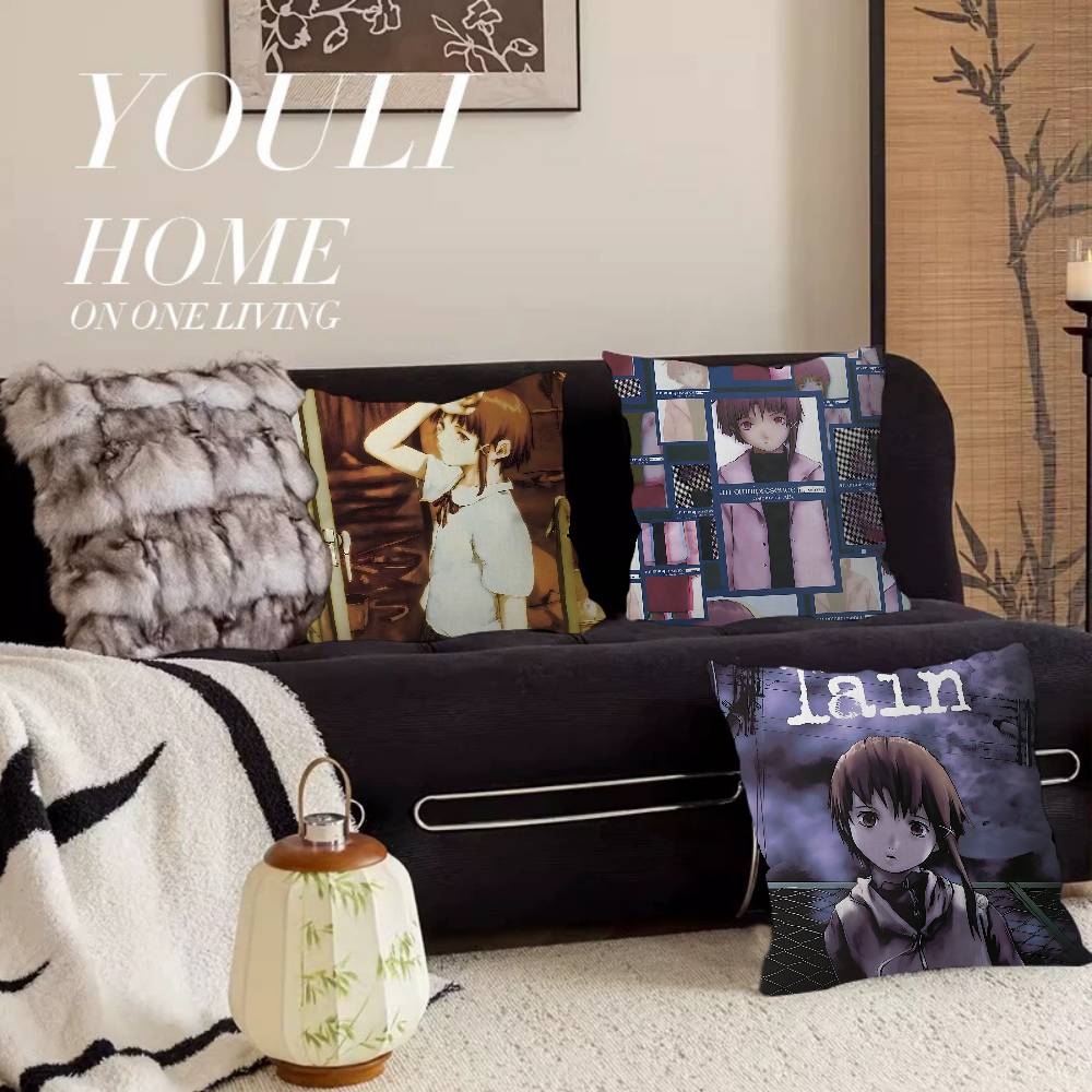 Serial Experiments Lain Anime Personalized Pillow Dust Cover Bedroom Kids Party Decoration Pillowcase Birthday Children Gift
