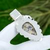 925 Sterling Silver Natural Tiffany Jasper Citrine Ethnic Anniversary Pendant
