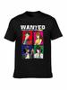 T-shirt Grafica Anime Lupin III e la sua Banda Wanted