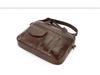 Men's Genuine Leather Crossbody Laptop Bag - Multifunctional, Large Capacity, Casual Briefcase