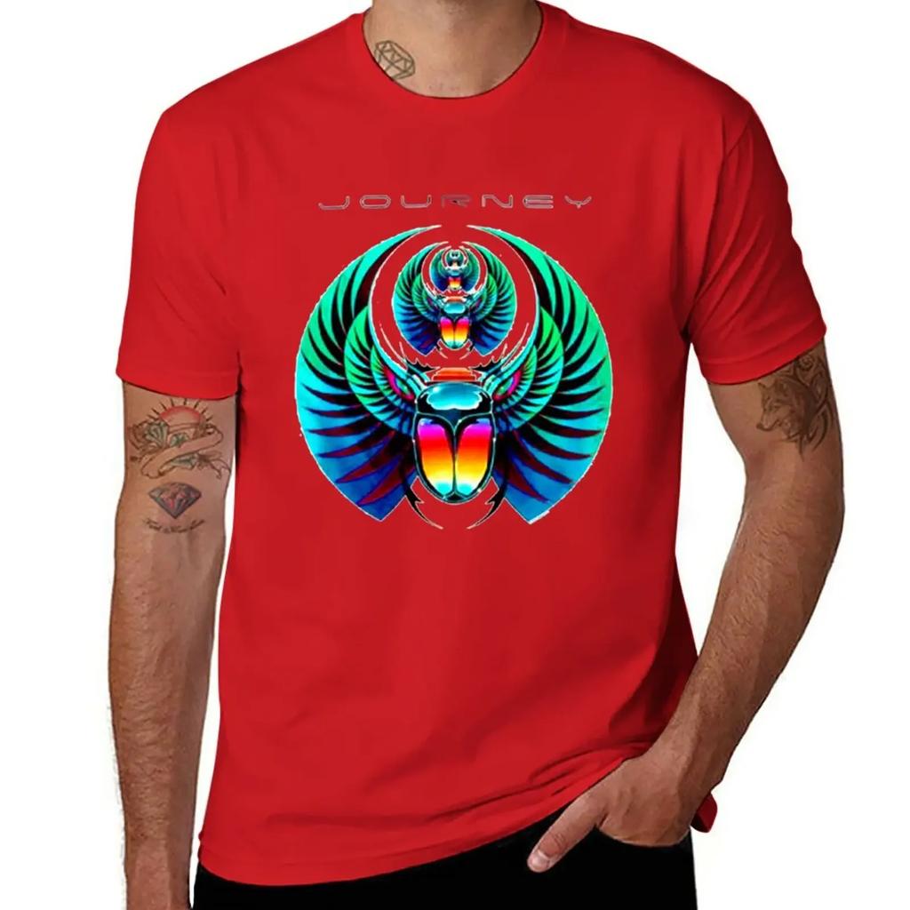 journey - trend logos T-Shirt anime sweat graphics mens white t shirts