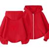 Kids Hooded Pullover Long Sleeve Jacket Trendy Outerwear for Boys and Girls