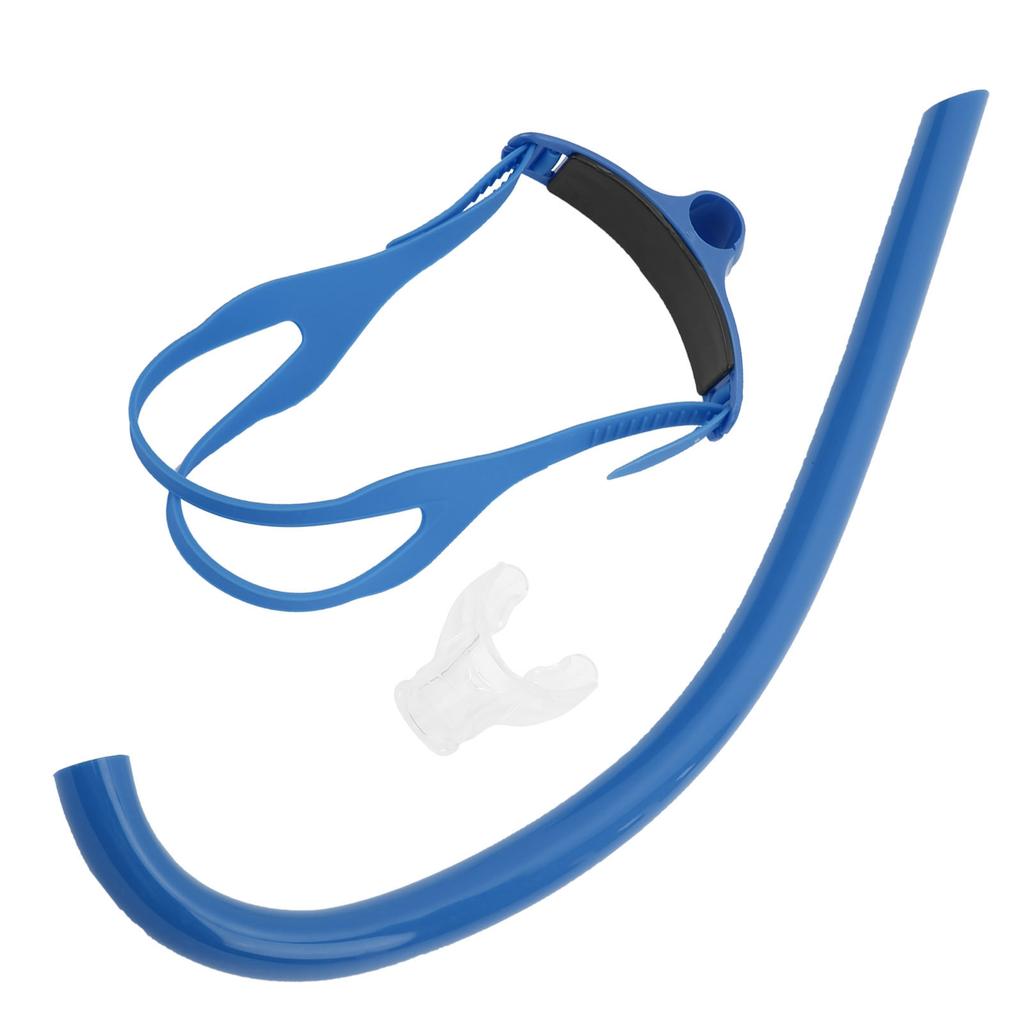 Swimming Front Mounted Snorkel with Silicone Mouthpiece Swim Training Breath Gear