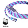 LED Flowing Magnetic Charging Cable Light Up Shining Phone Charging Cable