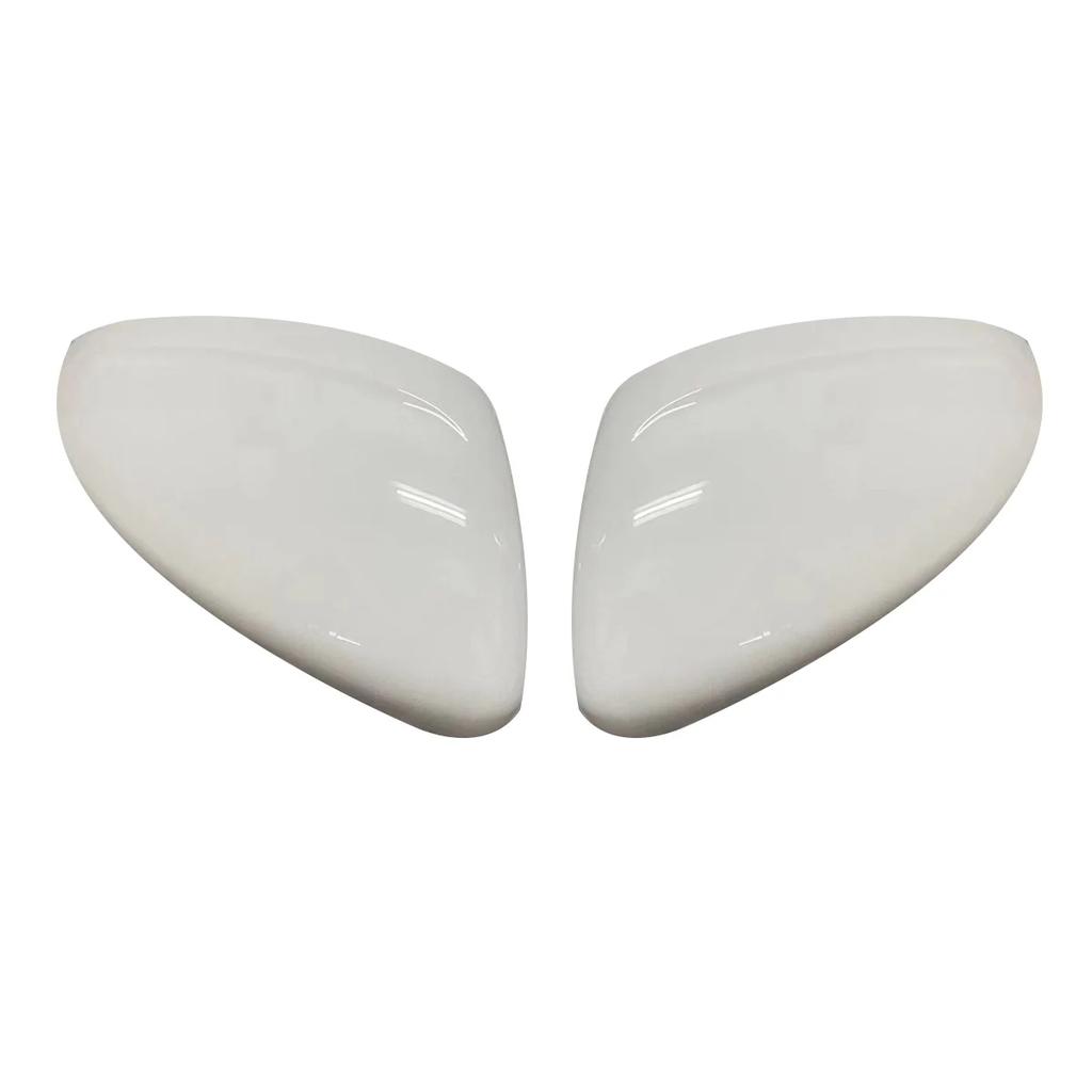 2Pcs For Peugeot 208 / 2008 2012-2018 Side Door Rearview Mirror Cover Trims Car Accessories Left + Right Side Replacement Style