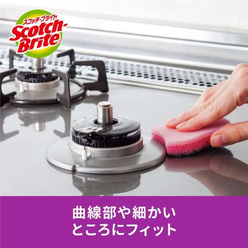 [.co.jp limited] 3M Sponge Gas Stove IH Oil Stain Cleaner 12 Pieces Scotch Brite GH-4K 3P A General Cleaning