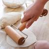 NO.HS Double-end Wooden Rolling Pin Manual Push Dough Roller Cookie Pizza Baking Tool