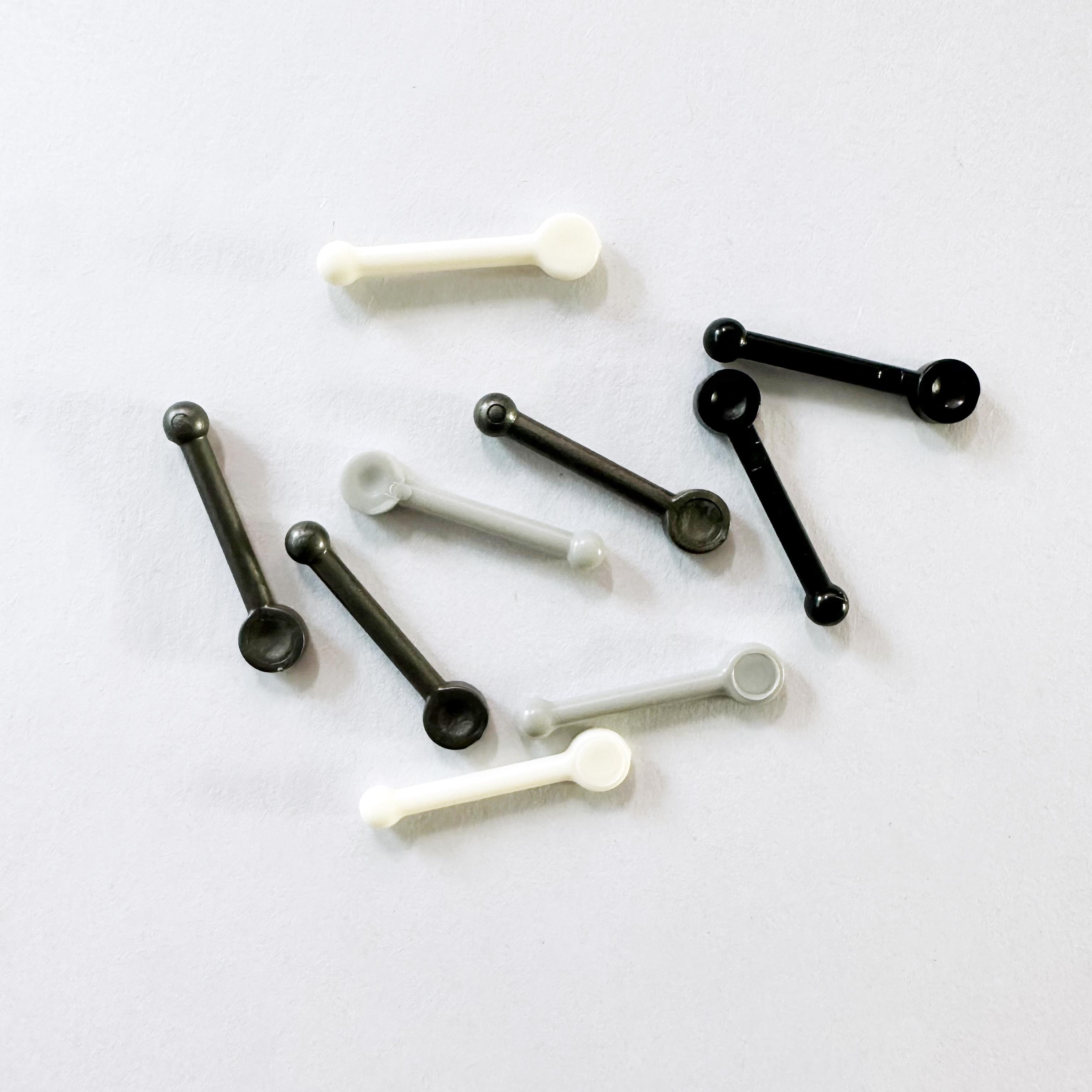 

20pcsMOC parti 4592c02 73587 Base leva con leva nera mattoni compatibili fai da te Assmble Building Blocks particelle giocattolo