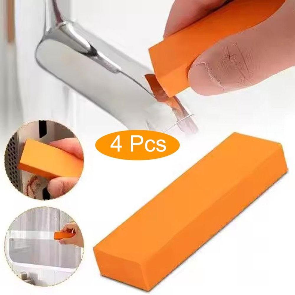 4Pcs Anti-Scratch Scale Eraser Stainless Steel Scratch Eraser  Water Stains Removal
