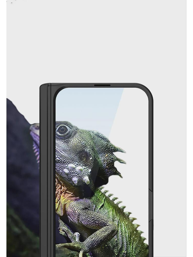 Magnetic Card Holder Case for Google Pixel Fold2: Stylish Folding Phone Cover with Side Pocket & Stand