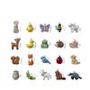 Serie de Colgantes de Animales de Oro de 18 Quilates: Conejo, Ciervo, Cordero, Ardilla con Retención de Color