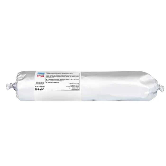 Weicon Silicon Ht-300 Fb 280 , Red High-Temperature Silicone, Acetate Cross-Linking, Sealant For Furnaces, Exhausts And Heating Installations